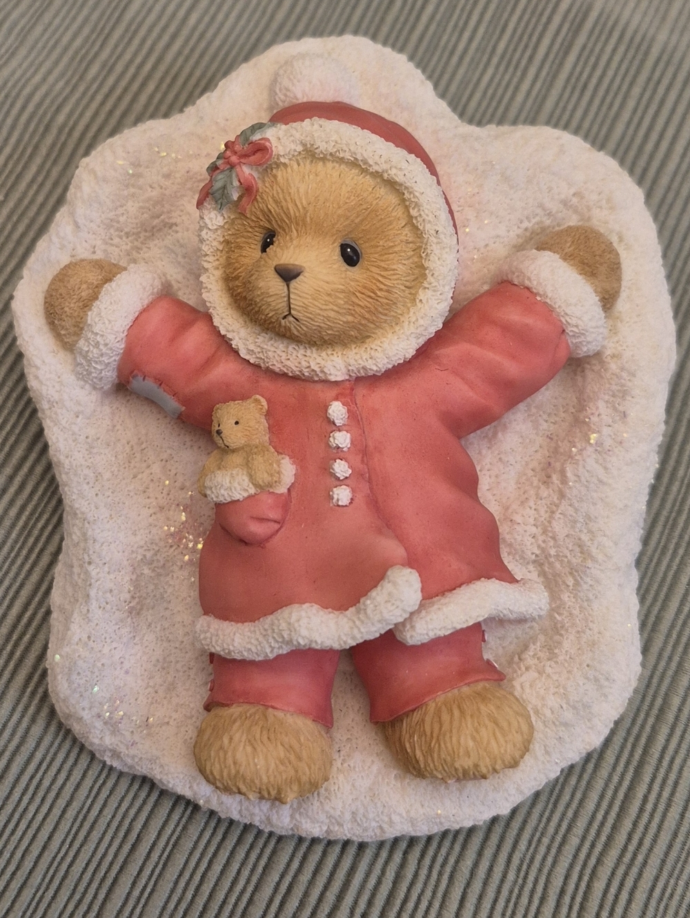 Cherished Teddies Carol Angels Snow How To Fly Collectible Figurine 1998 Vintage